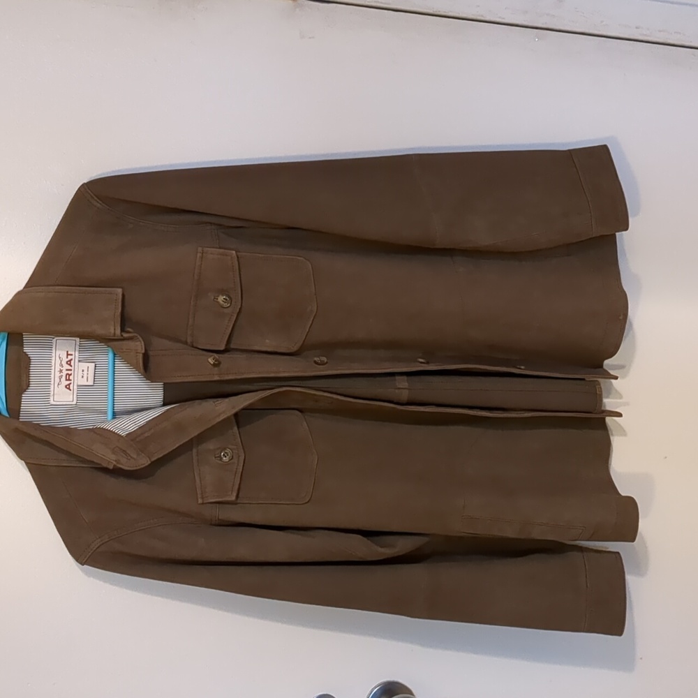 Ariat suede shirt jacket